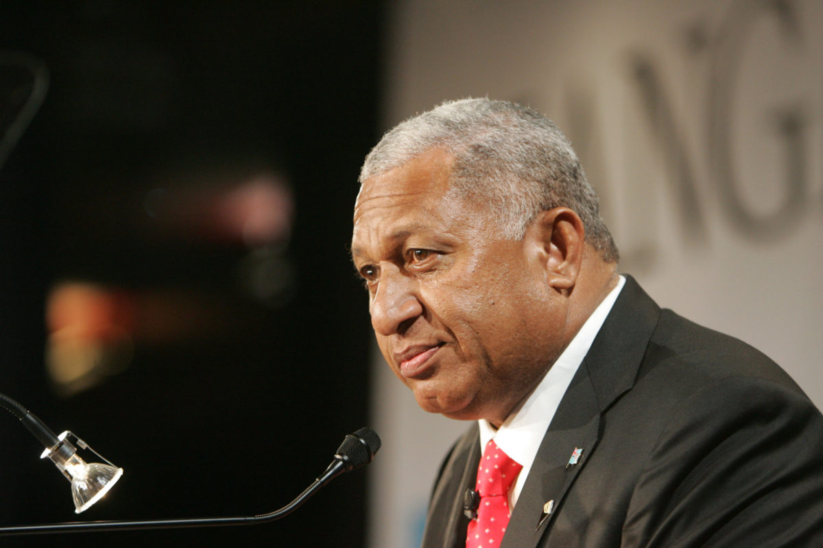 Geneva: H.E. Commodore Josaia Voreqe Bainimarama, Fiji’s Prime Minister