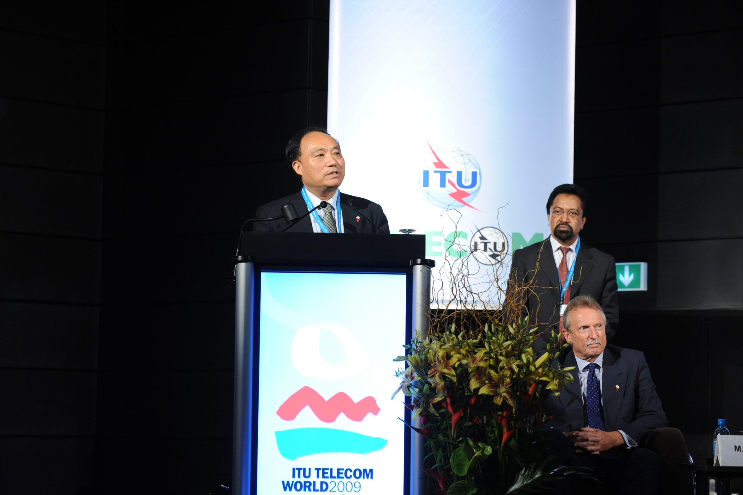 Geneva: Mr Houlin Zhao, Deputy Secretary General, speaking at ITU Telecom World 2009