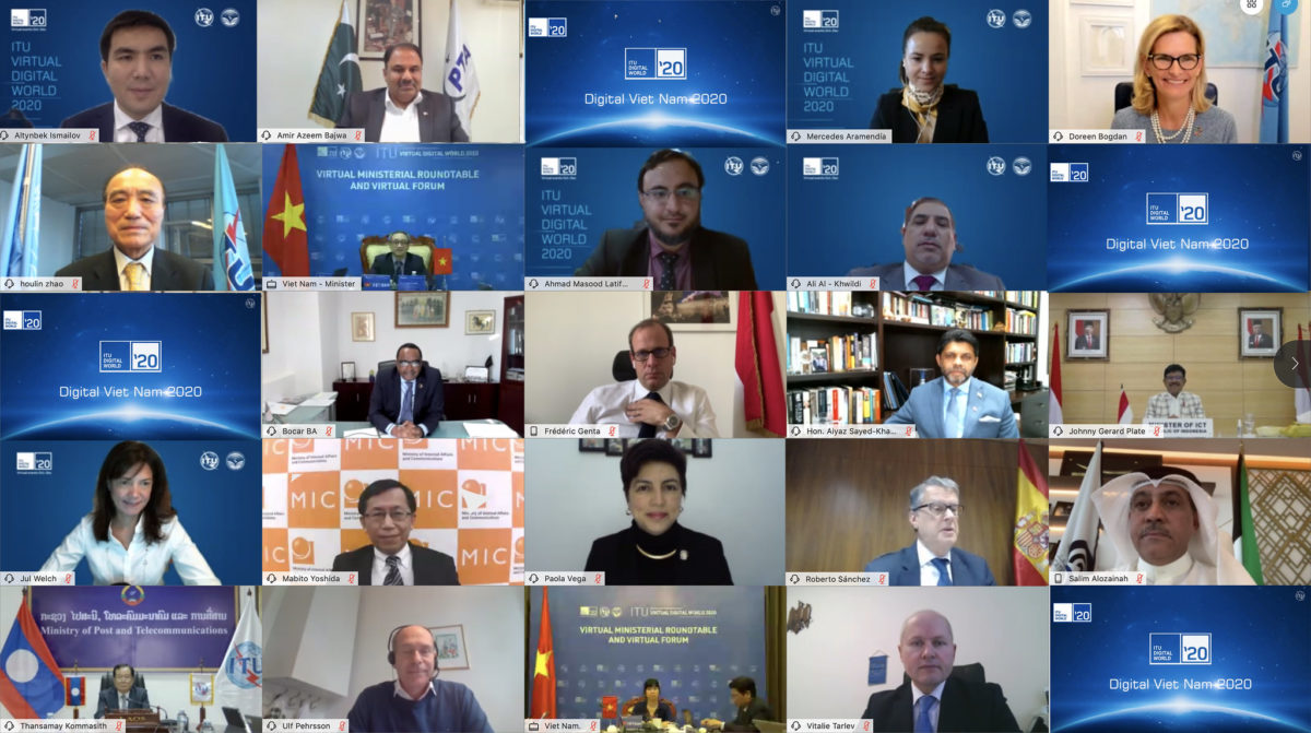 MINISTERIAL ROUNDTABLE 2 @ ITU Virtual Digital World 2020